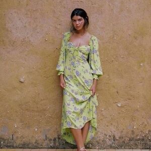 Faithfull The Brand Mathilde Midi Dress